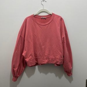 Zenana Crop Sweatshirt Size Medium